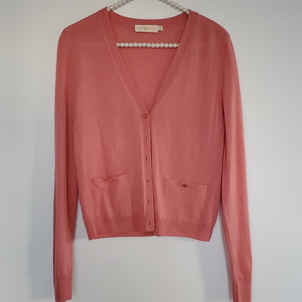 Tory Burch merino wool cardigan small